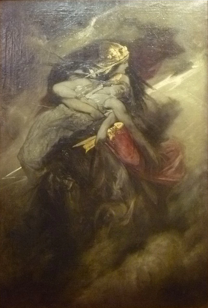 I Nibelunghi - Brünnhilde mette in salvo Sieglinde, Art Museum Riga Bourse